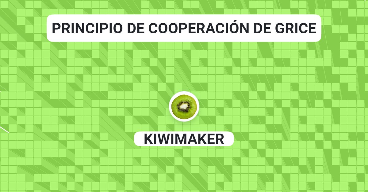 principio de cooperación de grice