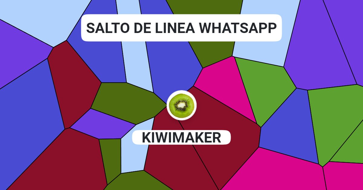 salto de linea whatsapp