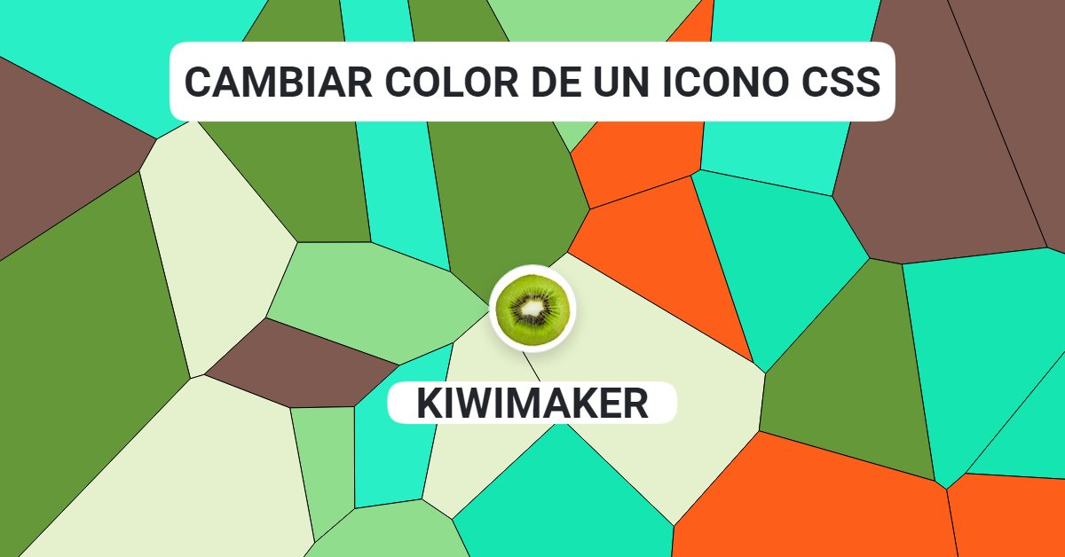 cambiar color de un icono css